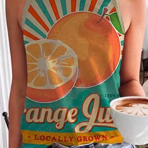 Rosiedress Cute Crewneck Graphic Printed Tank Top